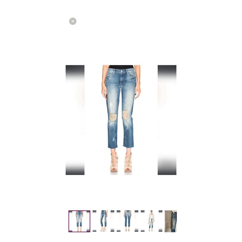 Mother Jeans The Dropout Fray reckless Women’s Size 24
